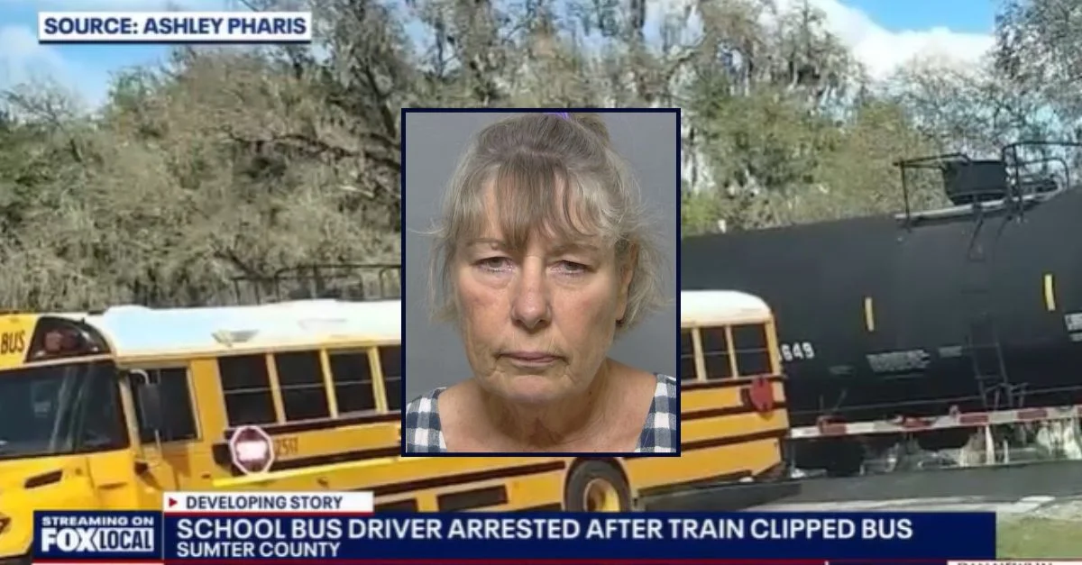 Florida Bus Driver Arrested After Allegedly Ignoring Railroad Crossing Signal