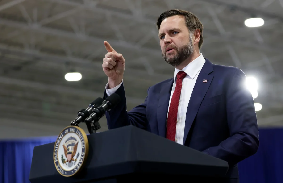 JD Vance makes his Iowa debut as he campaigns for GOP congressman